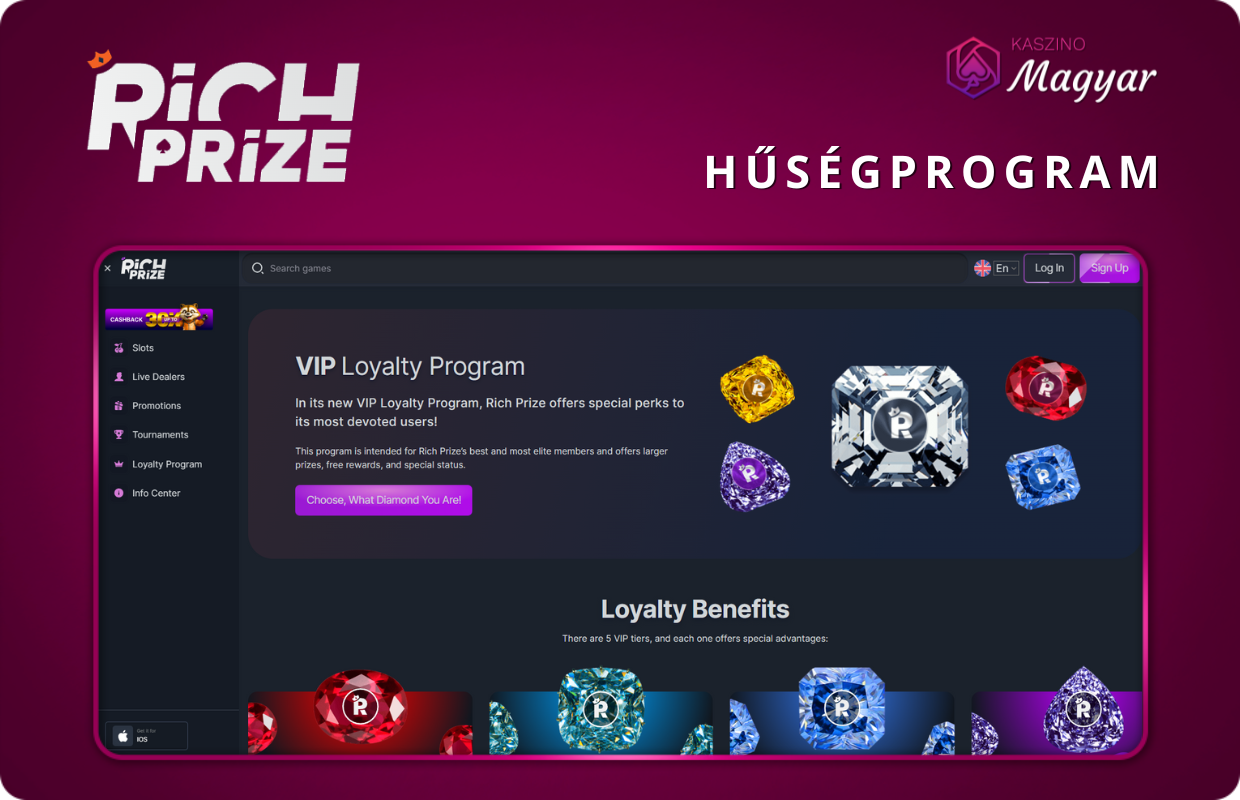Rich Kaszinó hűségprogramja